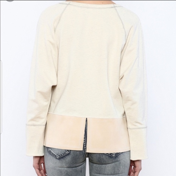 Mur Mur Suedette Trim Top - Picture 2 of 10